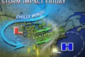 weather graphic from Accuweather.com